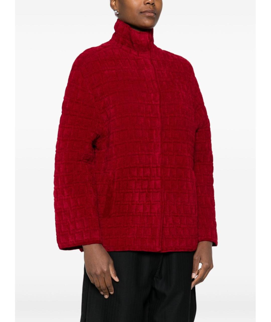 EMPORIO ARMANI Красная полиамидовая куртка, фото 4
