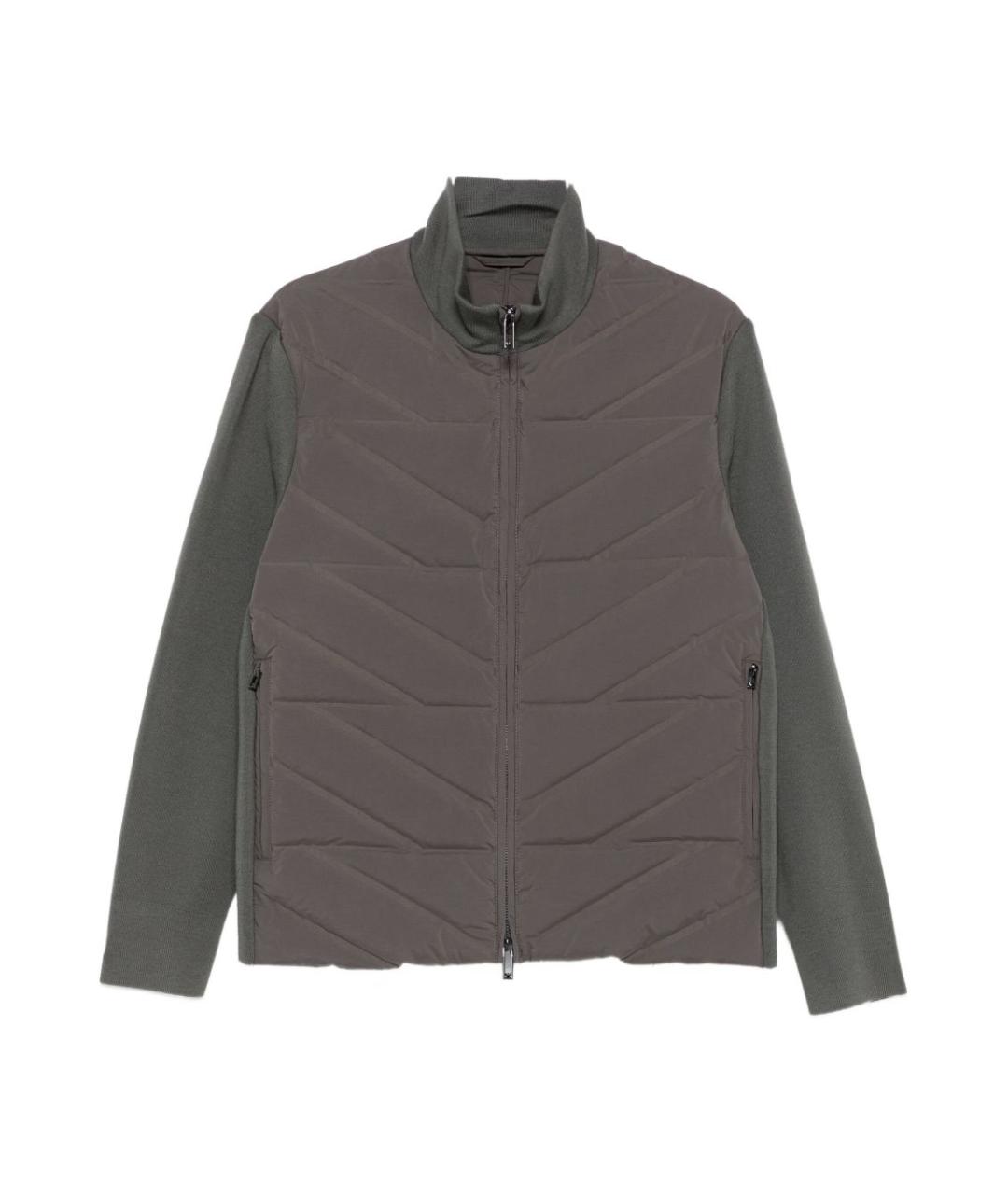 EMPORIO ARMANI Серая полиэстеровая куртка, фото 1