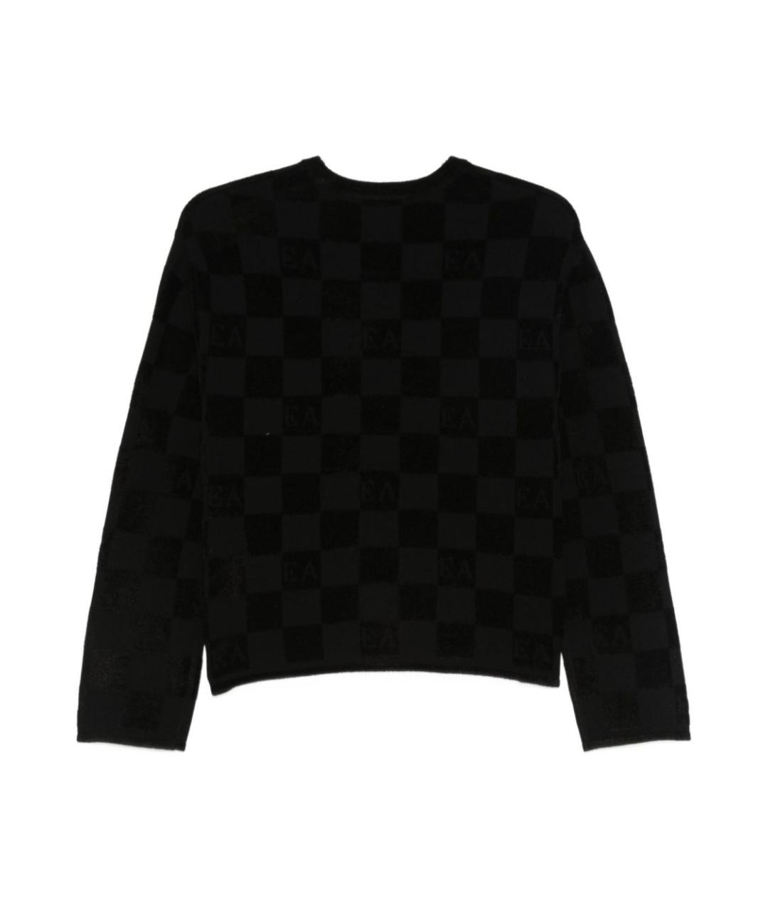EMPORIO ARMANI Черный джемпер / свитер, фото 3