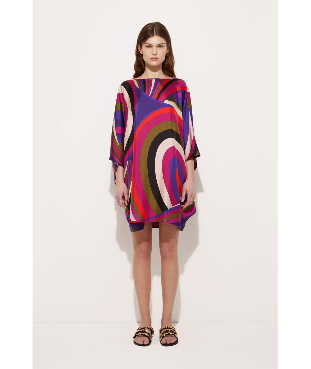 PUCCI Мульти шелковый купальник, фото 3