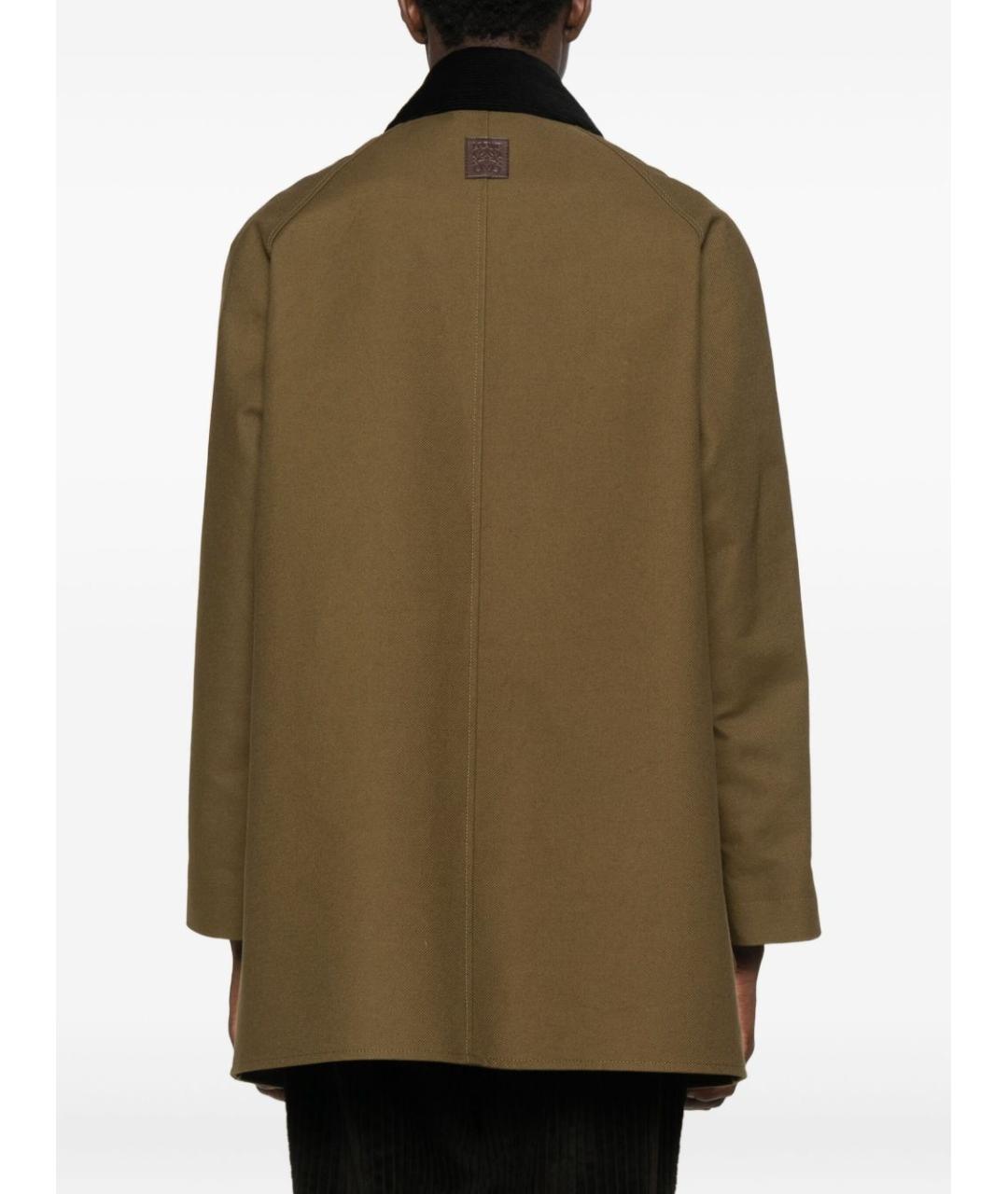 LOEWE Зеленая хлопковая куртка, фото 3