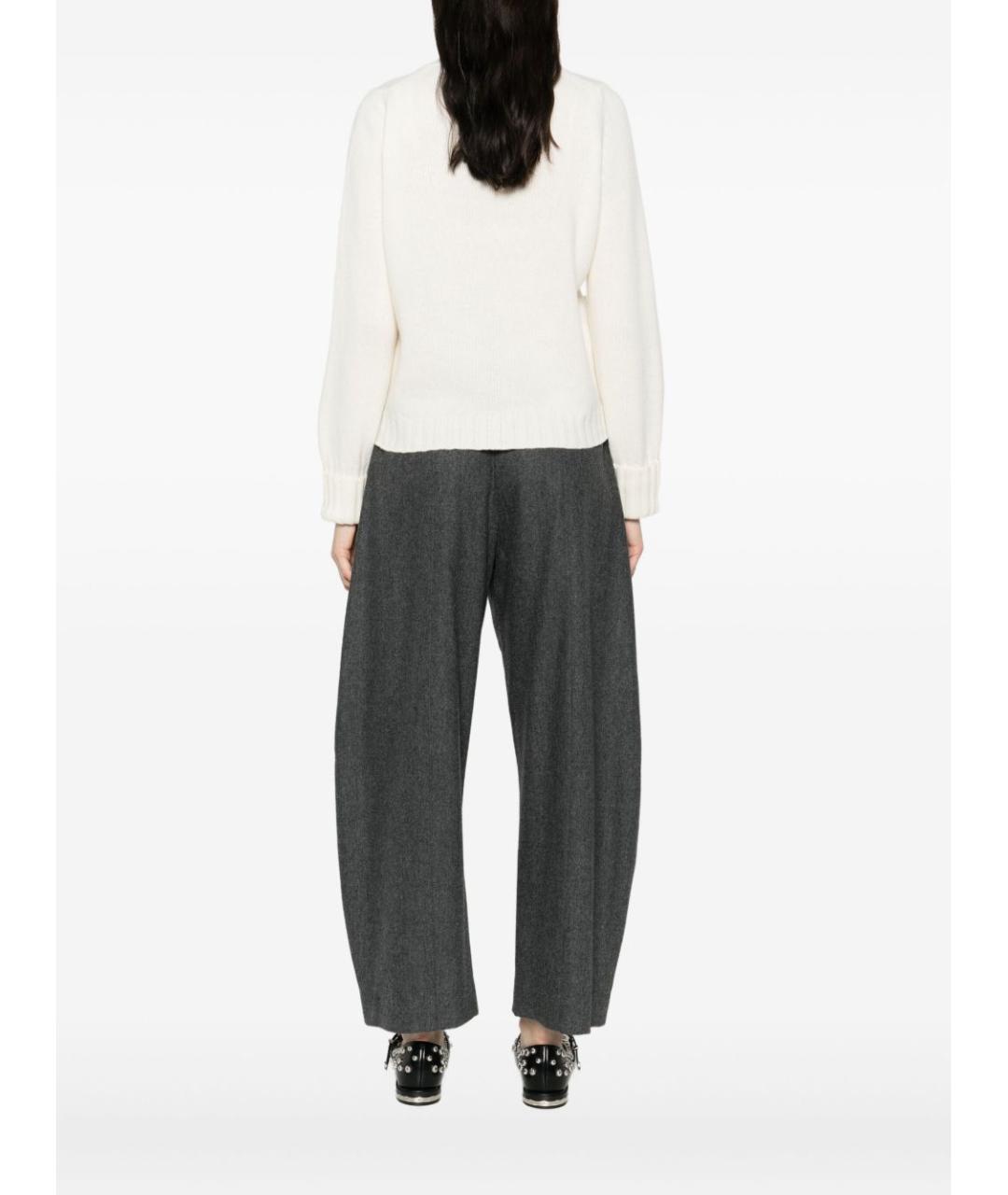 BASE Белый шерстяной кардиган, фото 5