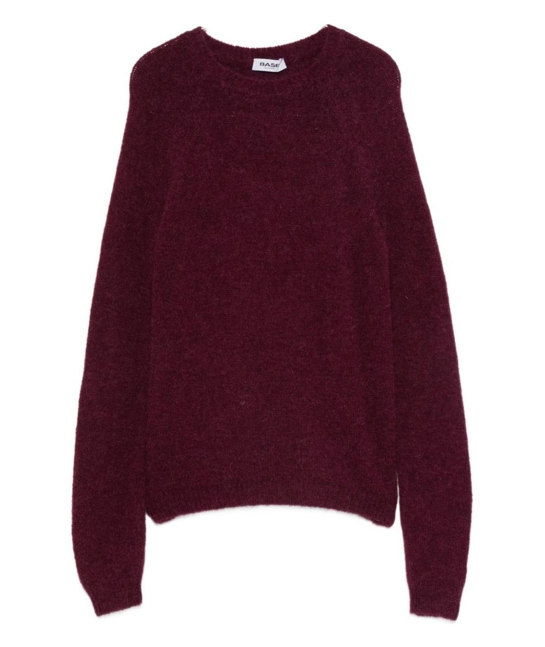 BASE Бордовый шерстяной джемпер / свитер, фото 1