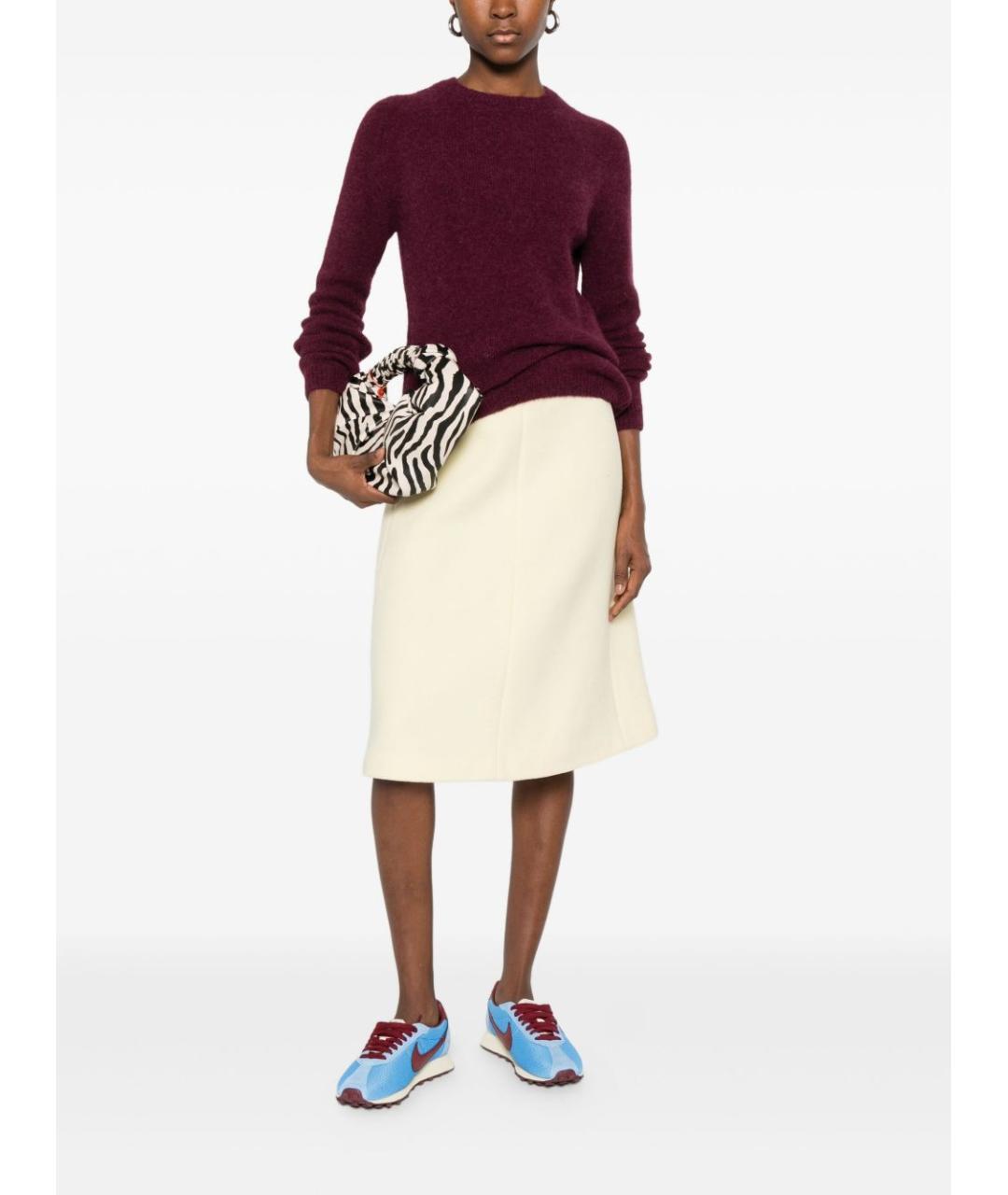 BASE Бордовый шерстяной джемпер / свитер, фото 4