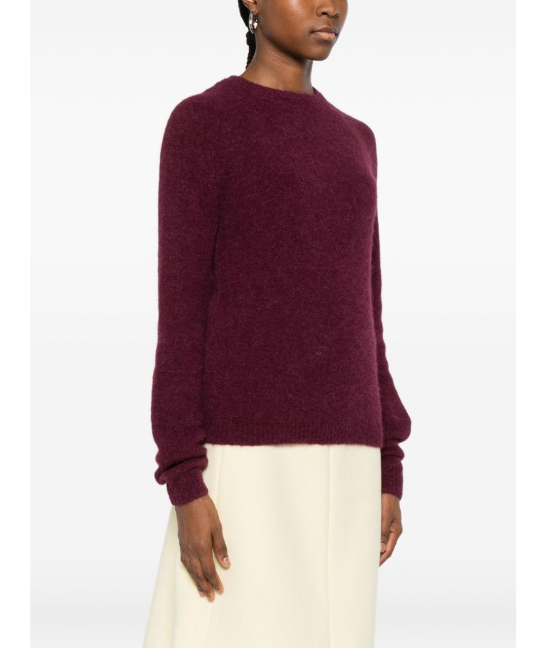 BASE Бордовый шерстяной джемпер / свитер, фото 2