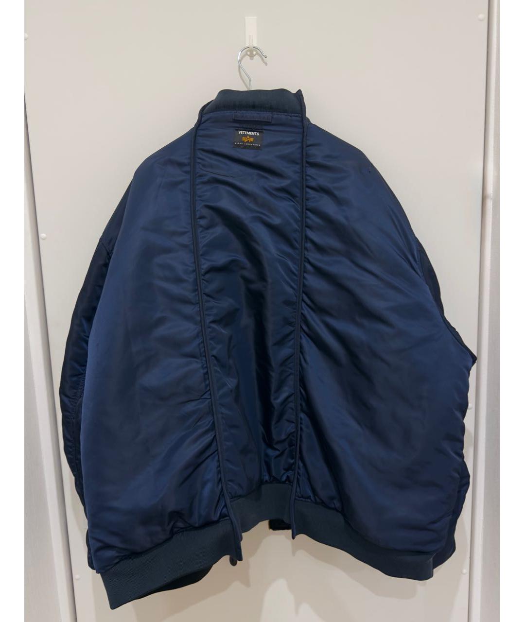 VETEMENTS Черная полиамидовая куртка, фото 4