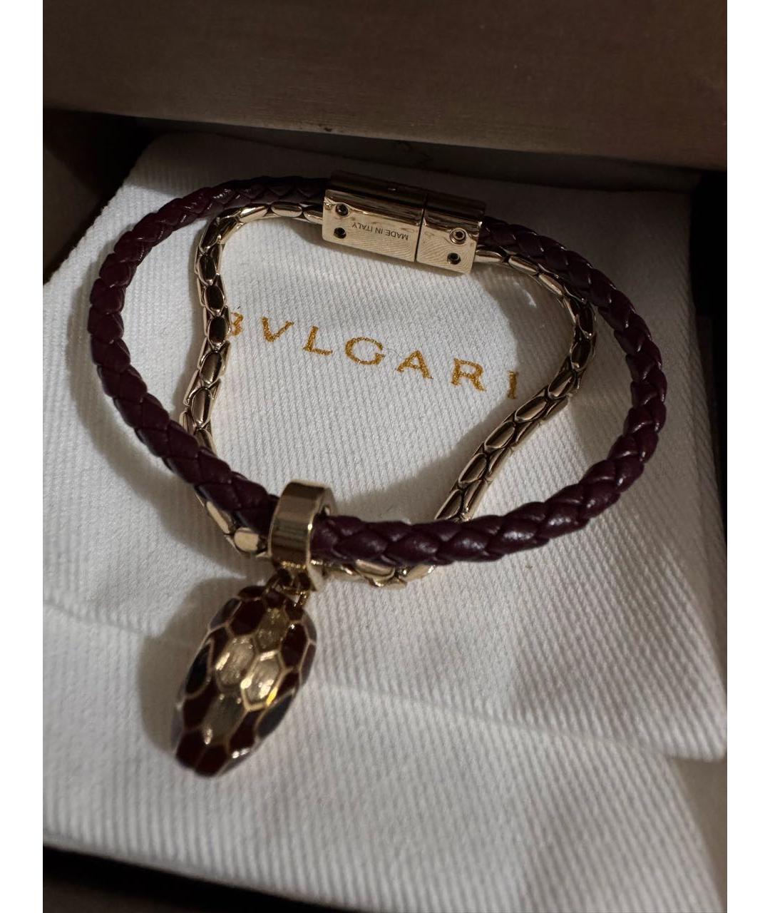 BVLGARI Мульти кожаный браслет, фото 2