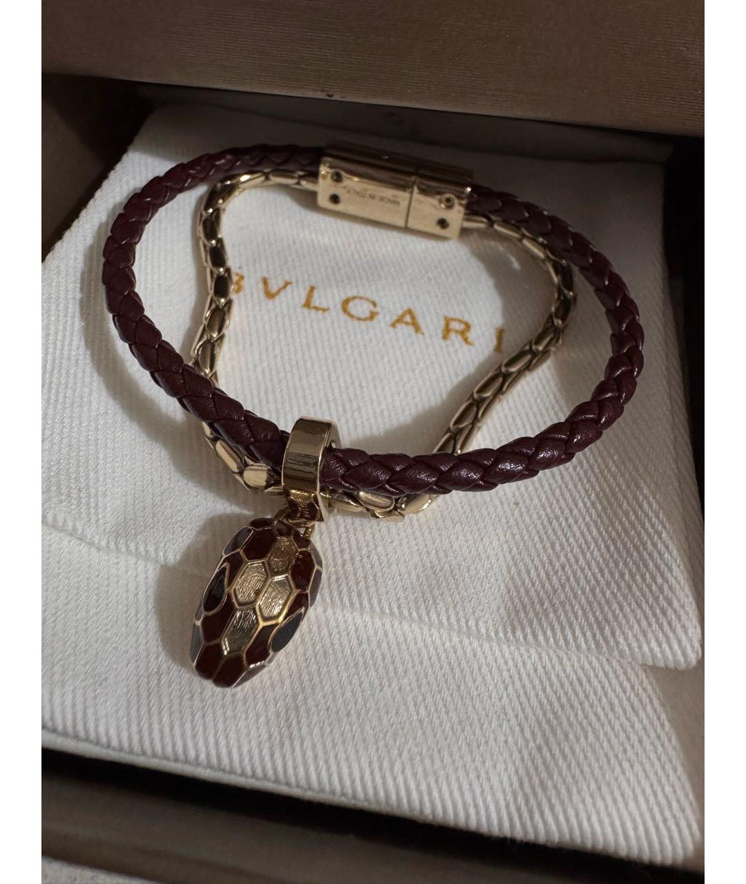 BVLGARI Мульти кожаный браслет, фото 5