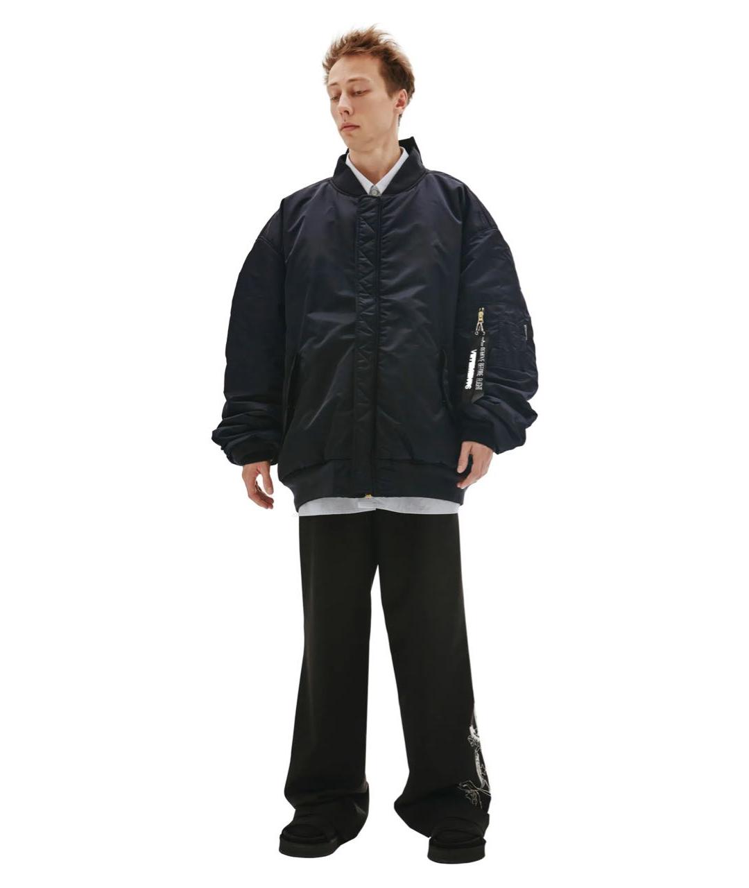 VETEMENTS Черная полиамидовая куртка, фото 7