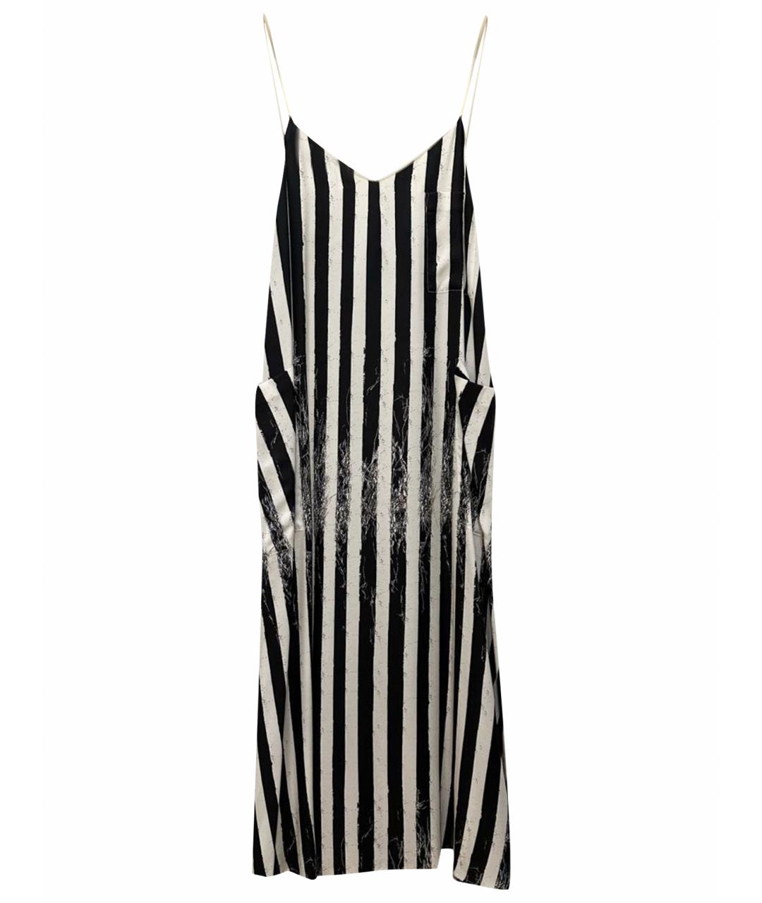 MM6 MAISON MARGIELA Черное полиэстеровое повседневное платье, фото 1