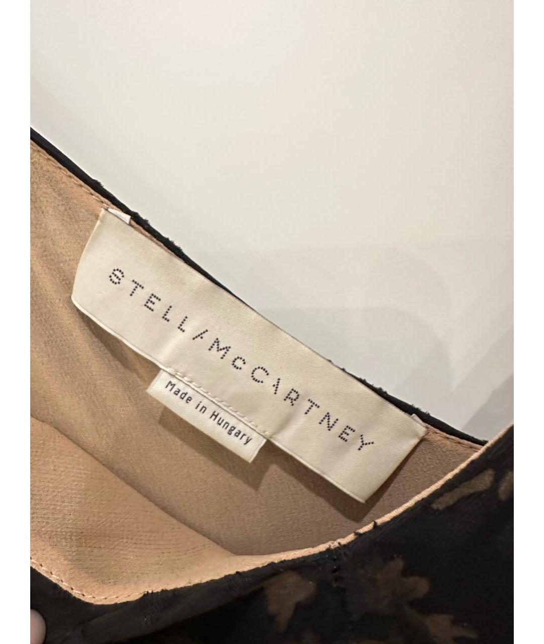 STELLA MCCARTNEY Коричневый шелковый сарафан, фото 3