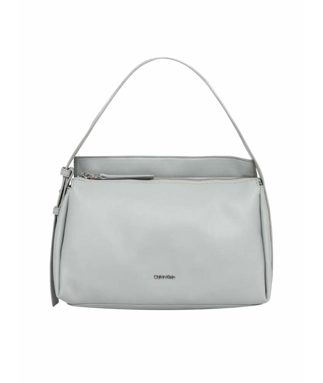 CALVIN KLEIN Голубая сумка тоут из искусственной кожи, фото 1
