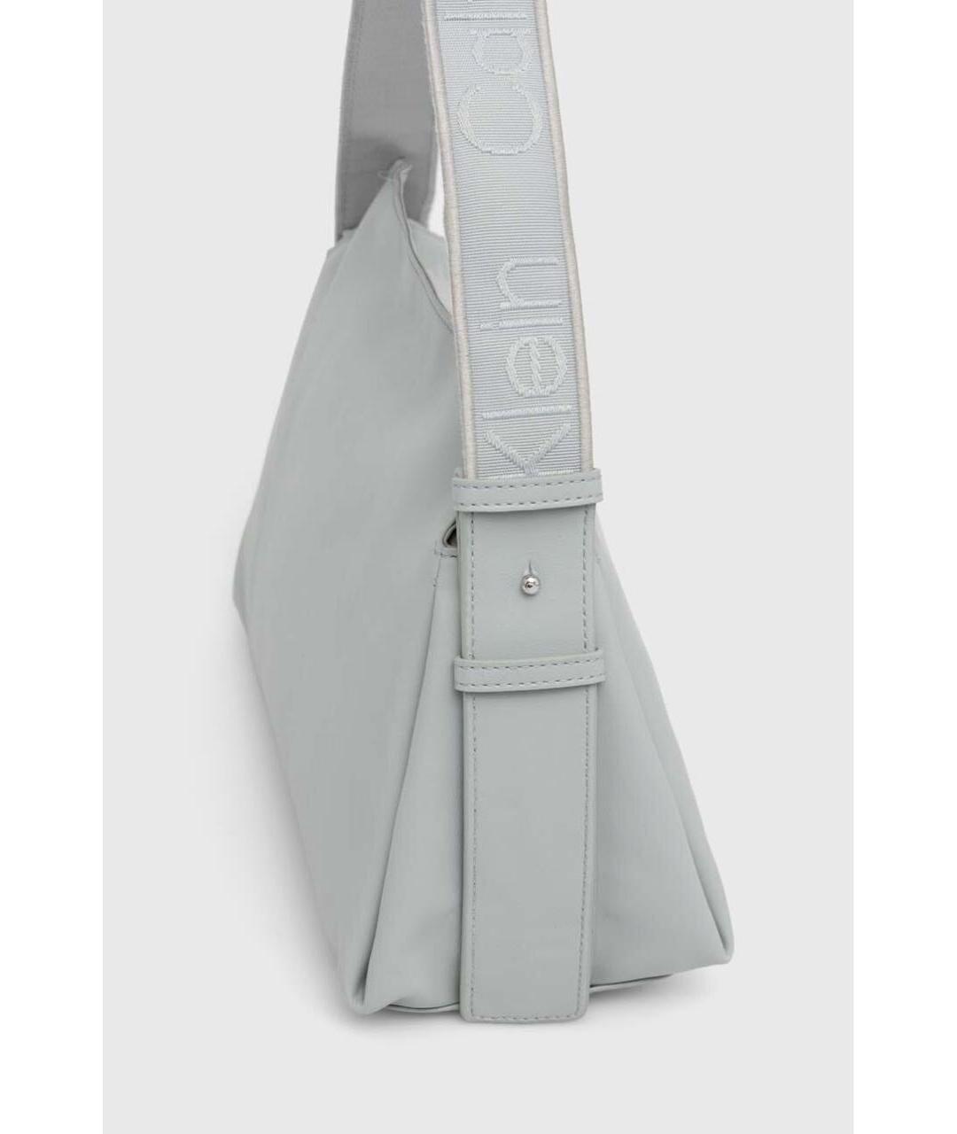CALVIN KLEIN Голубая сумка тоут из искусственной кожи, фото 5