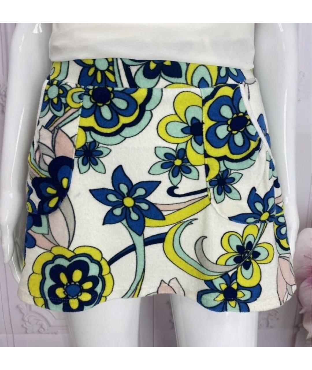 JUICY COUTURE Мульти хлопковая юбка мини, фото 8