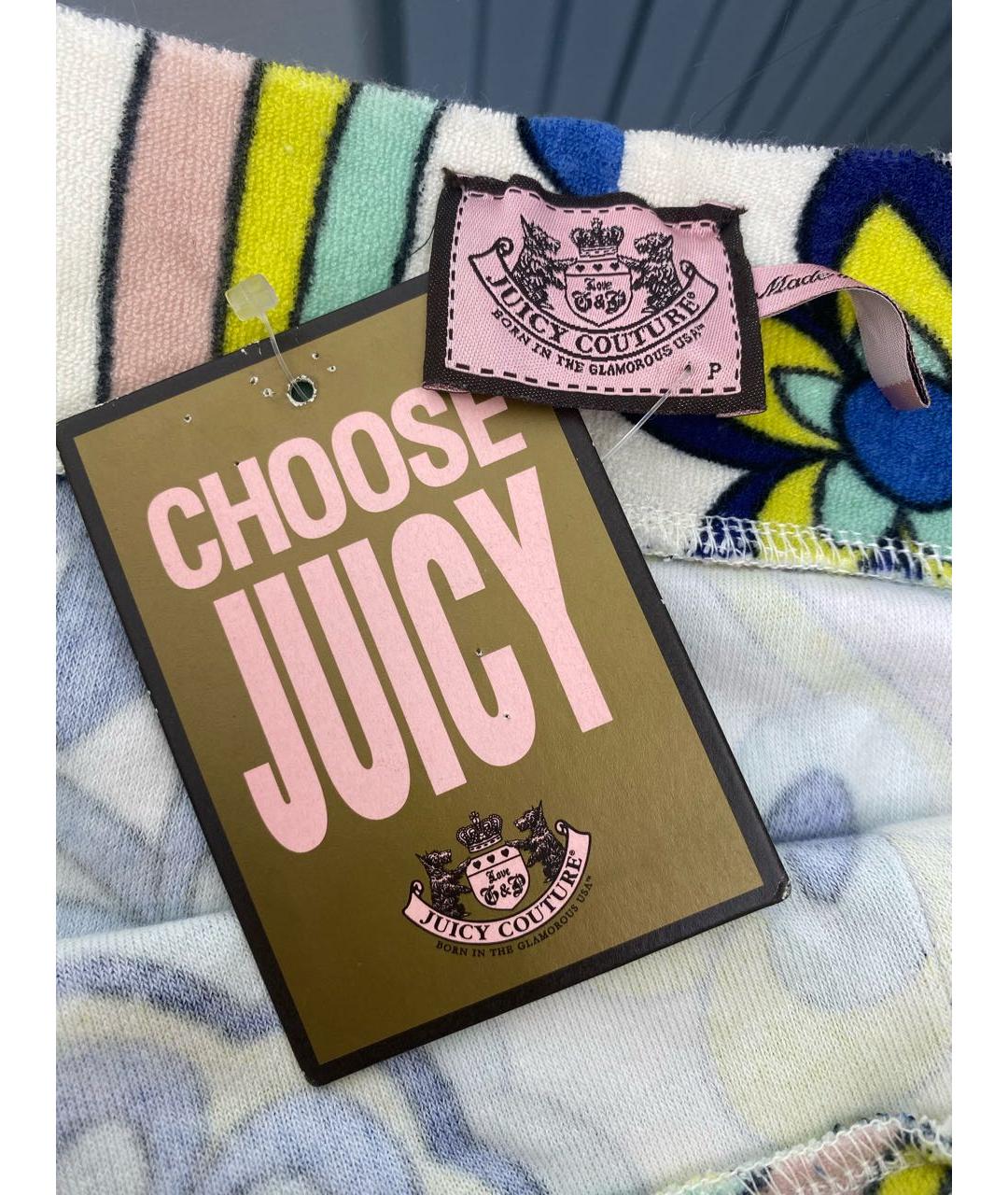 JUICY COUTURE Мульти хлопковая юбка мини, фото 3