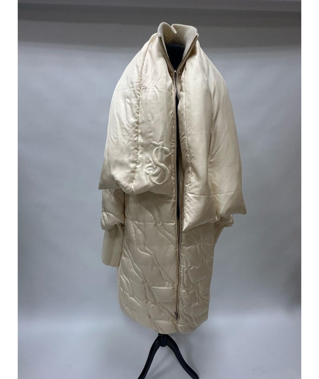 JIL SANDER Бежевый пуховик, фото 6
