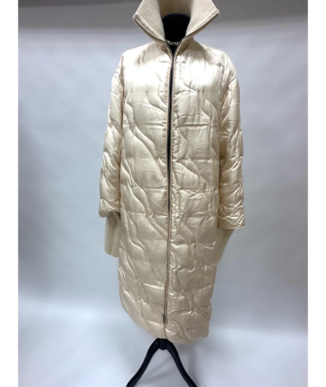 JIL SANDER Бежевый пуховик, фото 7