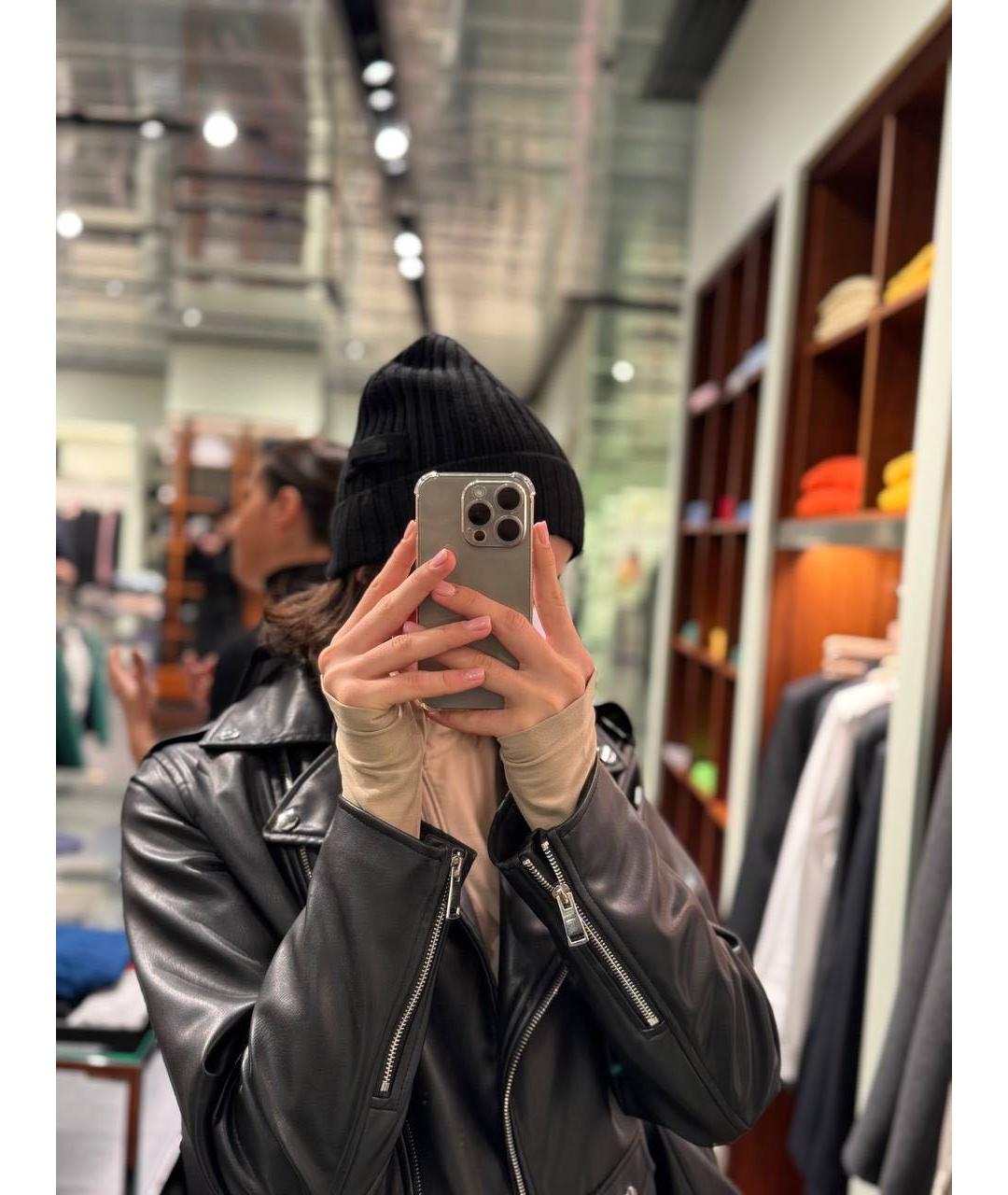 PRADA Темно-синяя шерстяная шапка, фото 6
