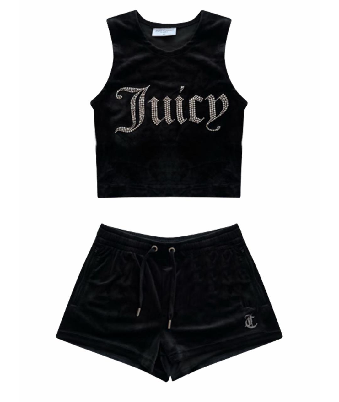 JUICY COUTURE Черный полиэстеровый спортивные костюмы, фото 1