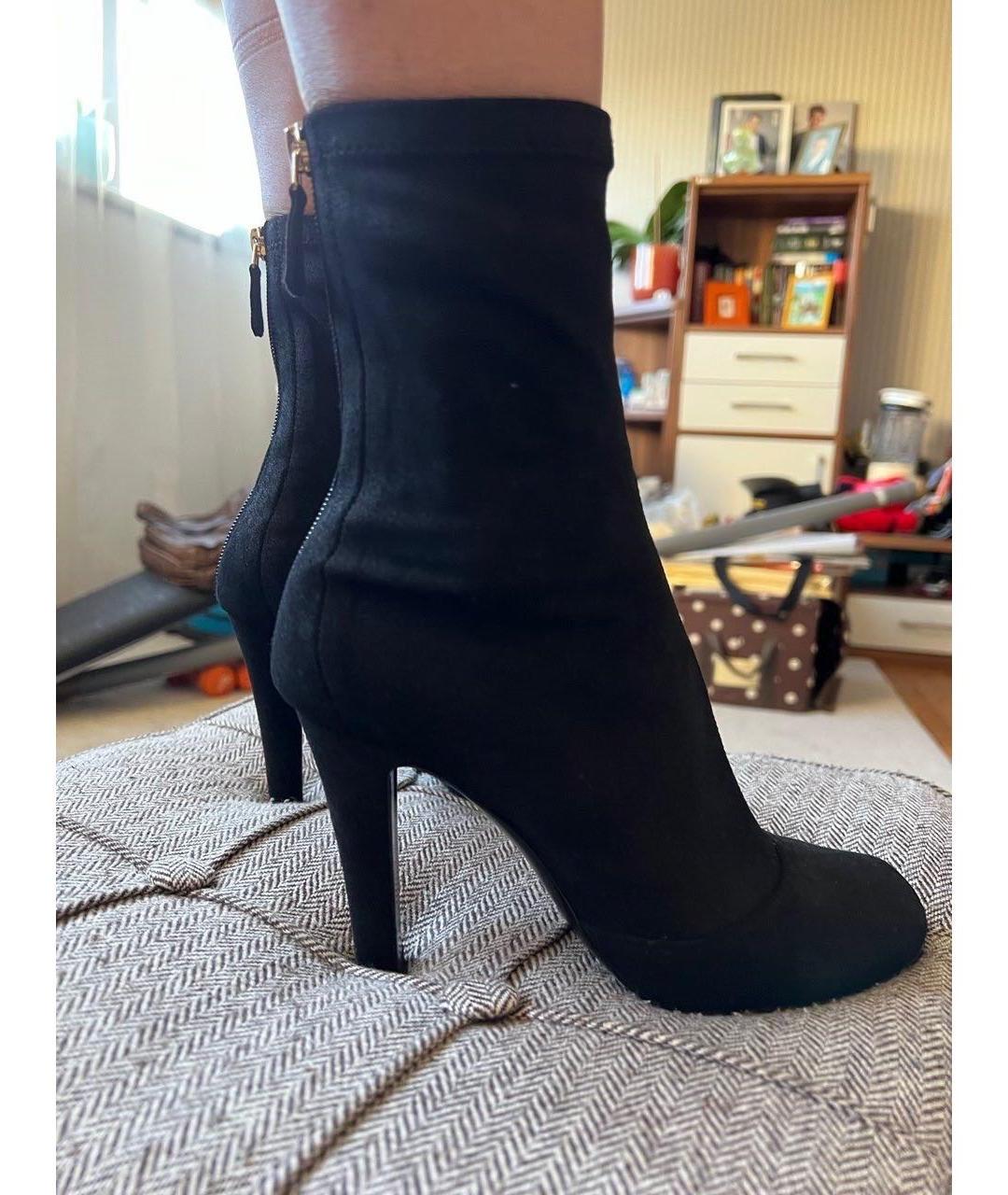 CHANEL Черные кожаные ботильоны, фото 10