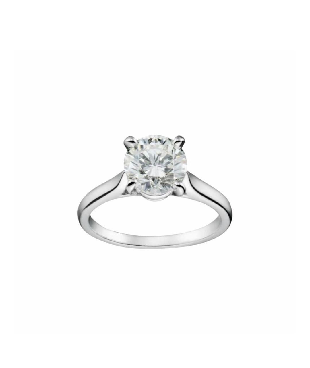 CARTIER Серебряное платиновое кольцо, фото 1