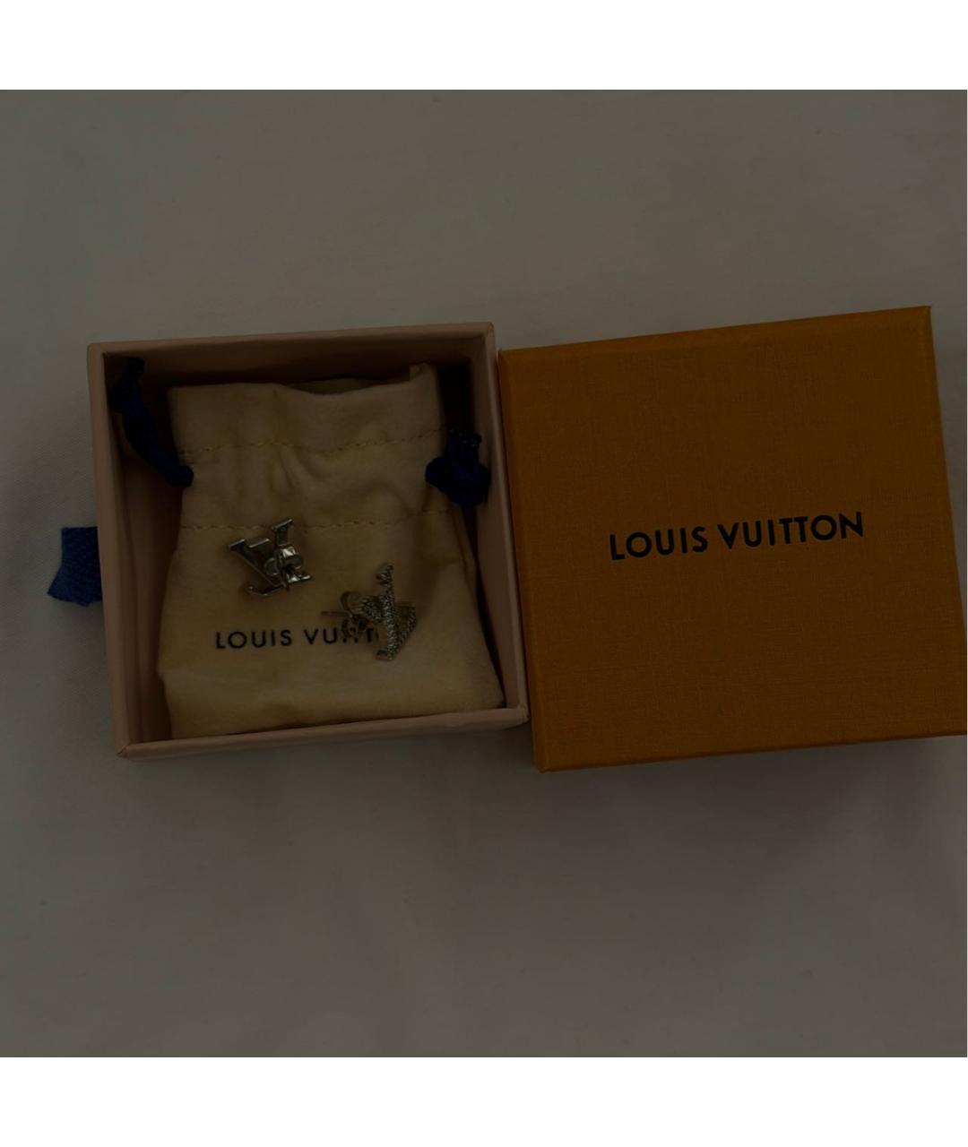 LOUIS VUITTON Серебряные серьги, фото 3