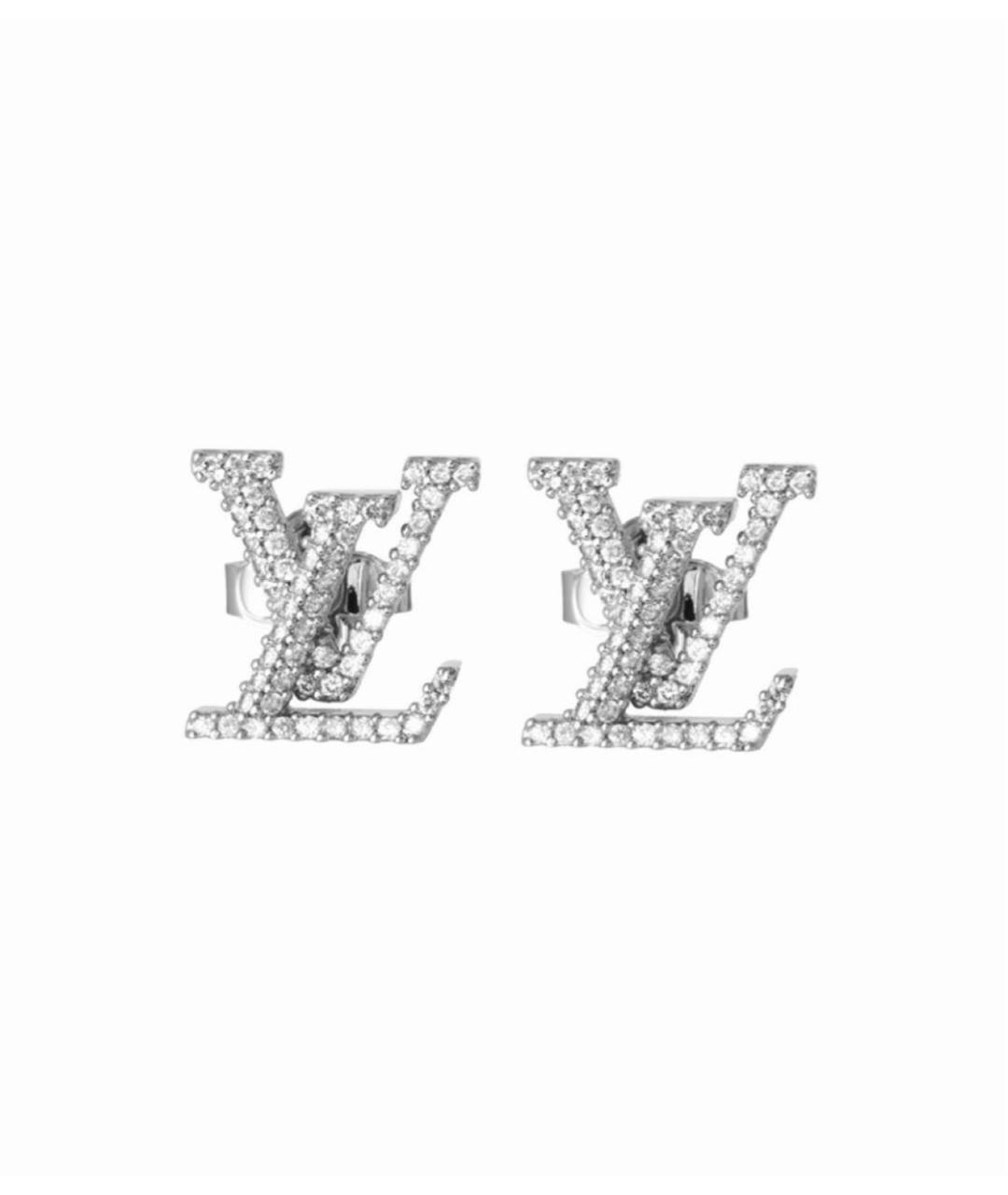 LOUIS VUITTON Серебряные серьги, фото 1