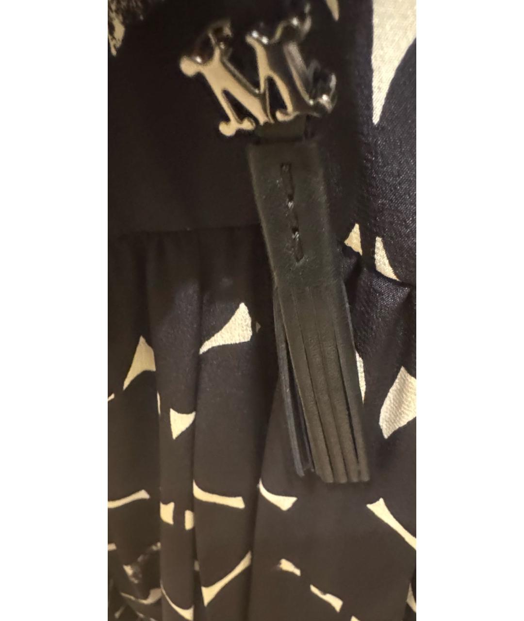 MAX MARA Черное шелковое платье, фото 4