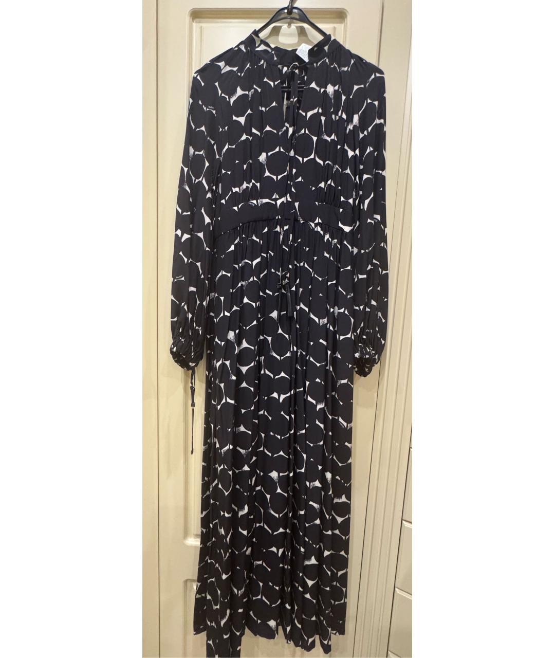 MAX MARA Черное шелковое платье, фото 5