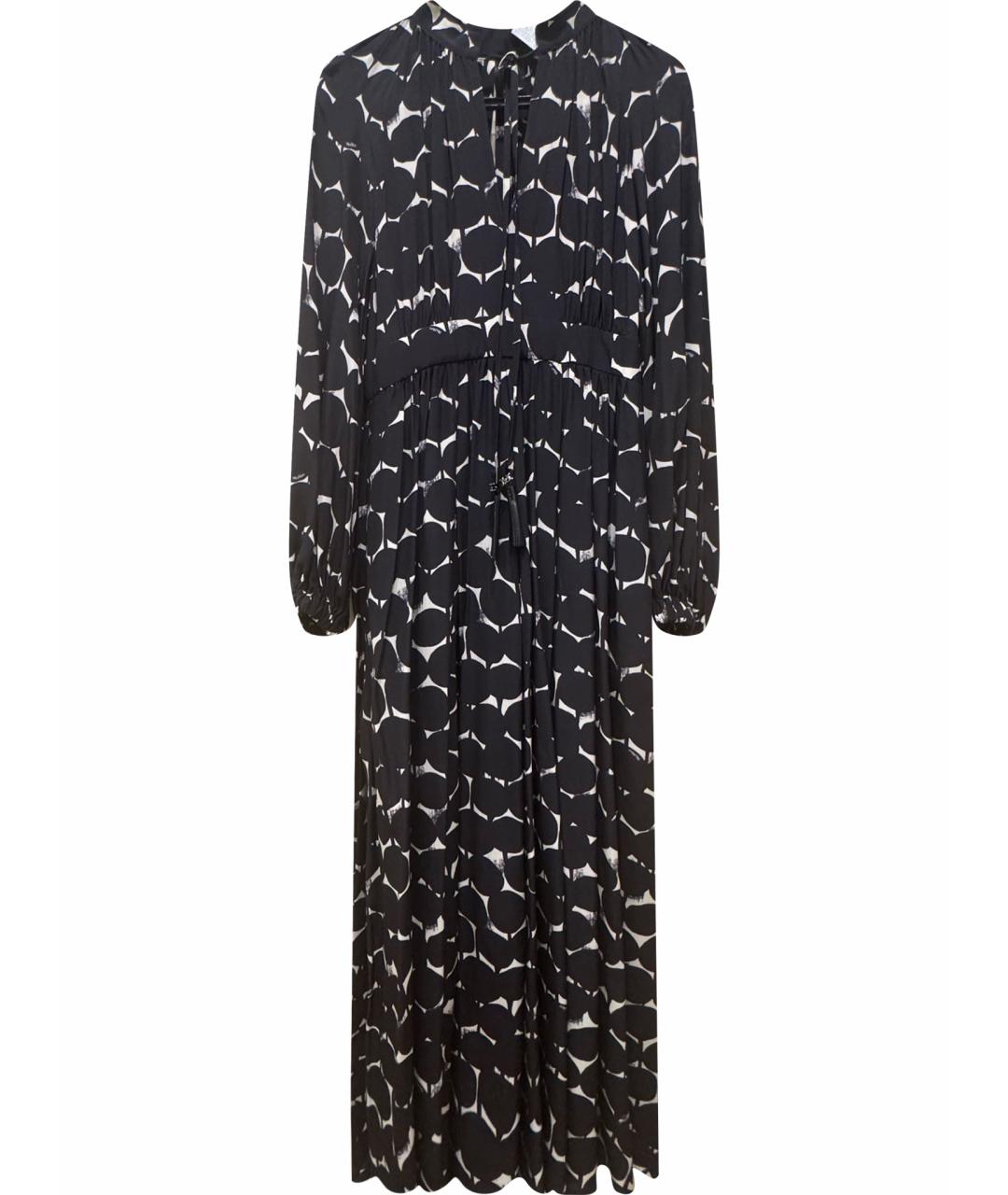 MAX MARA Черное шелковое платье, фото 1