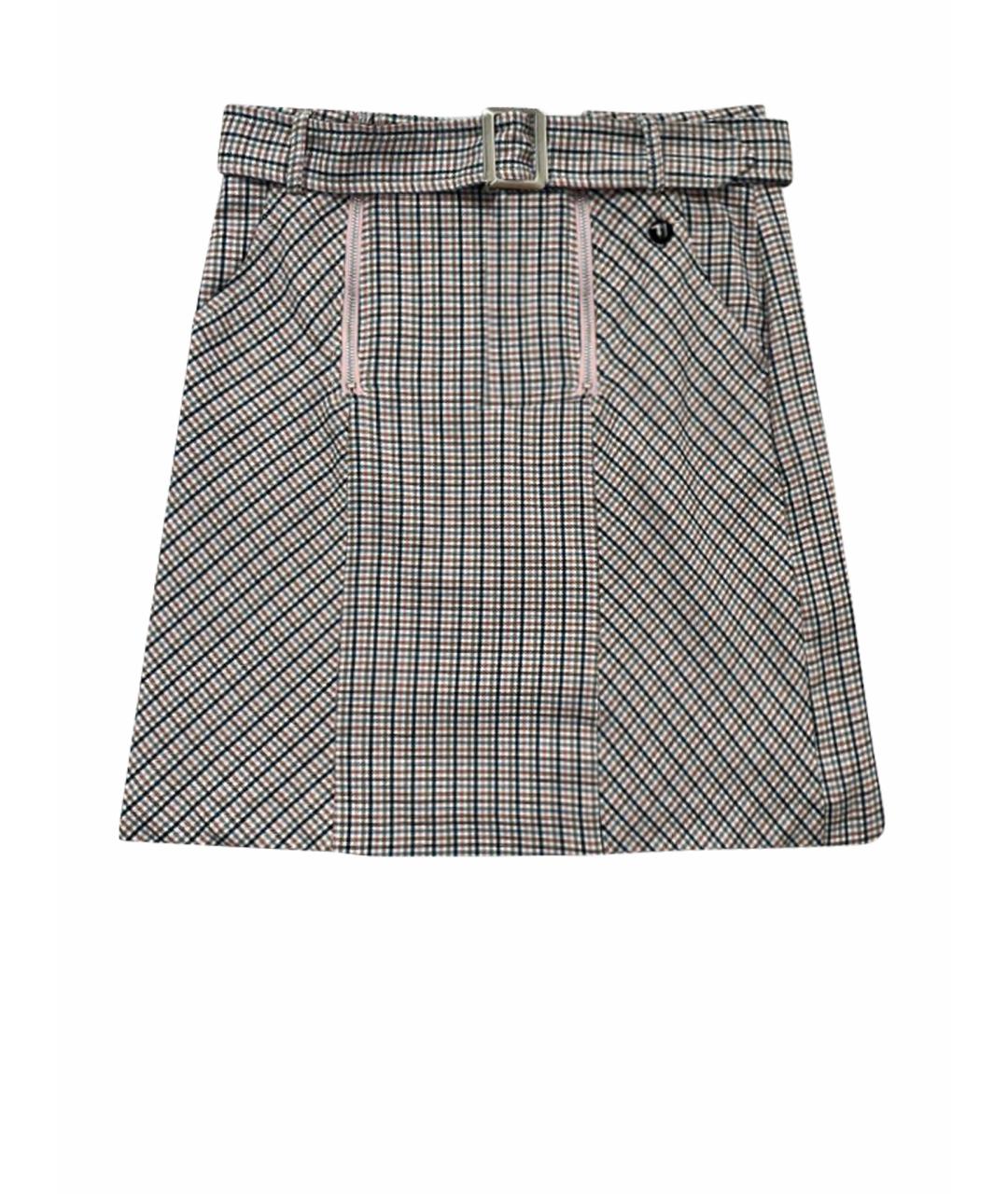 TRUSSARDI JEANS Хлопковая юбка мини, фото 1