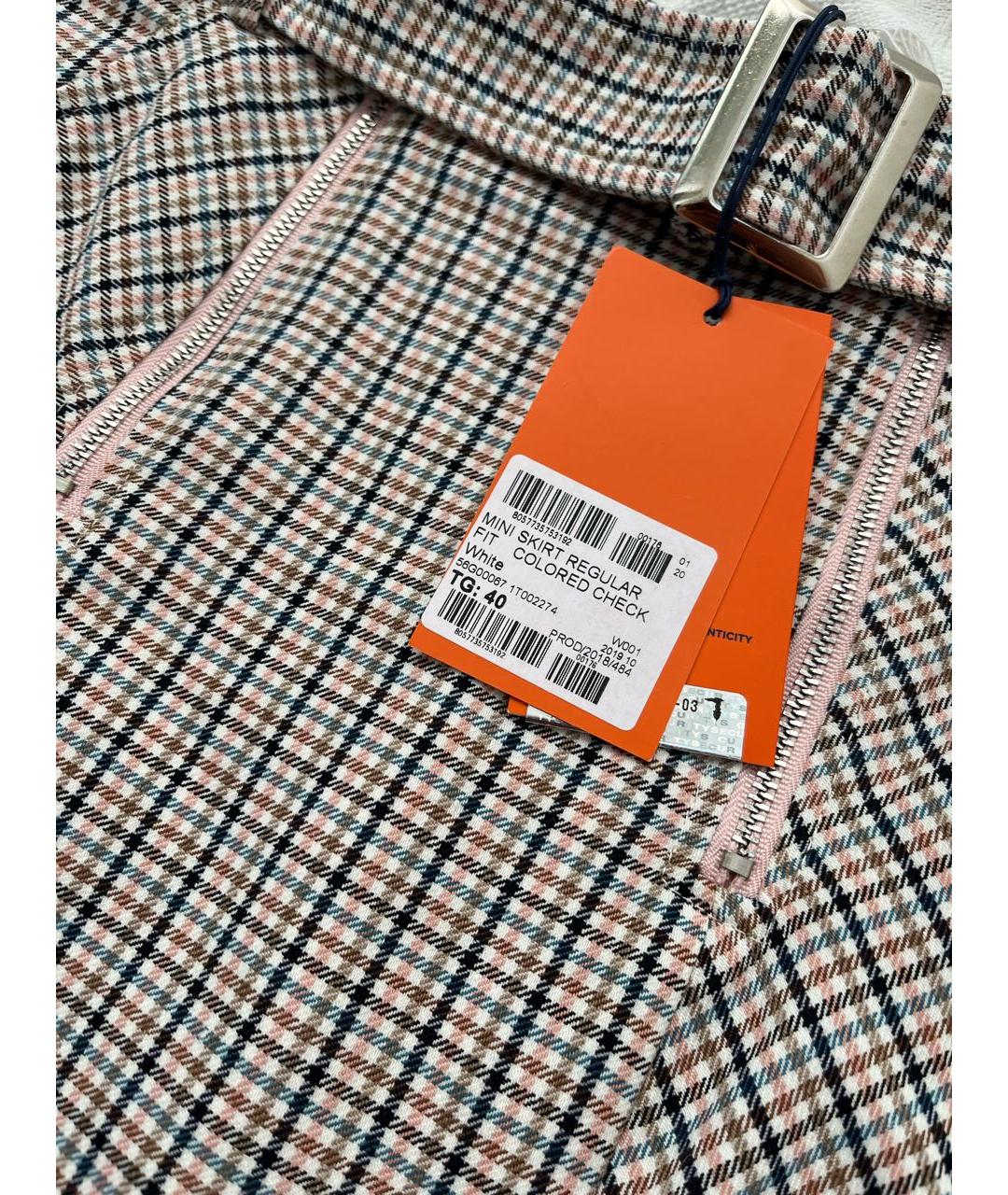 TRUSSARDI JEANS Хлопковая юбка мини, фото 4