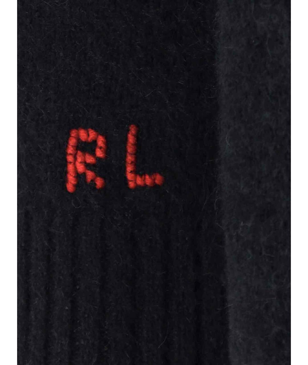 POLO RALPH LAUREN Черный шерстяной джемпер / свитер, фото 3