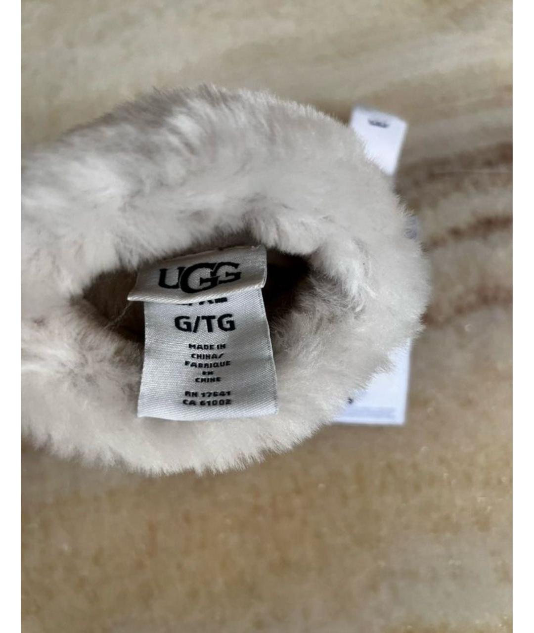 UGG AUSTRALIA Коричневые варежки, фото 4