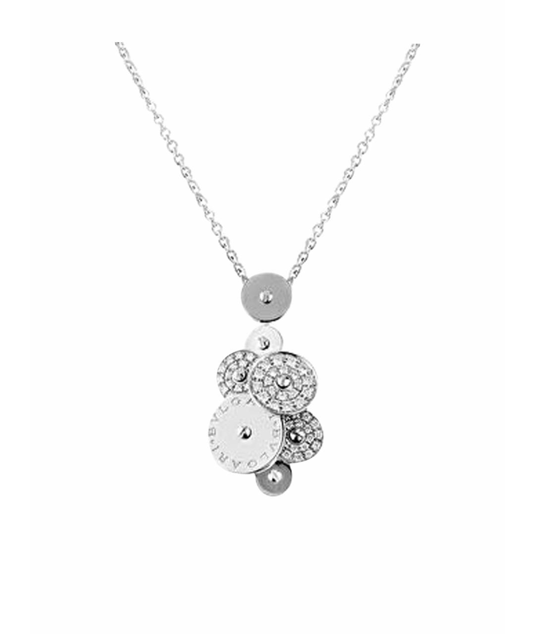 BVLGARI Серебряное колье из белого золота, фото 1