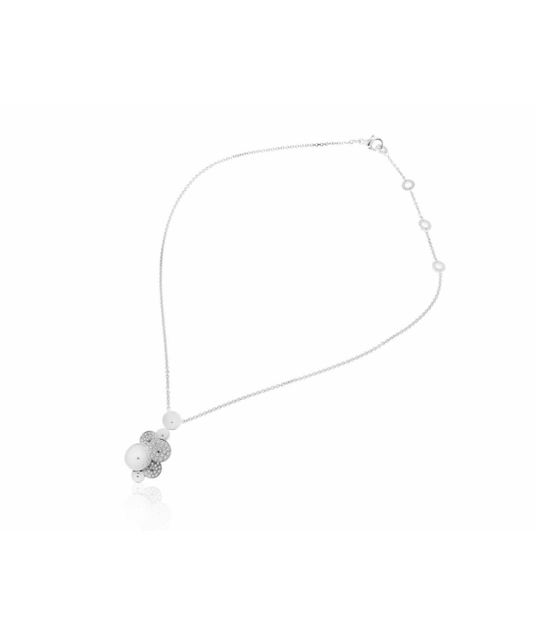 BVLGARI Серебряное колье из белого золота, фото 8