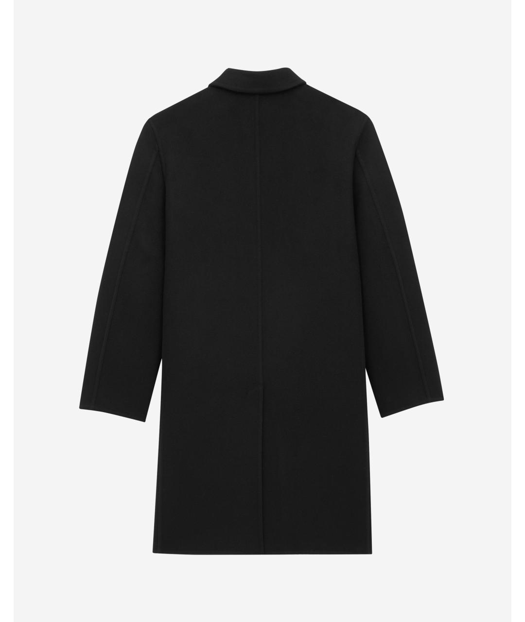 SAINT LAURENT Черное пальто, фото 2