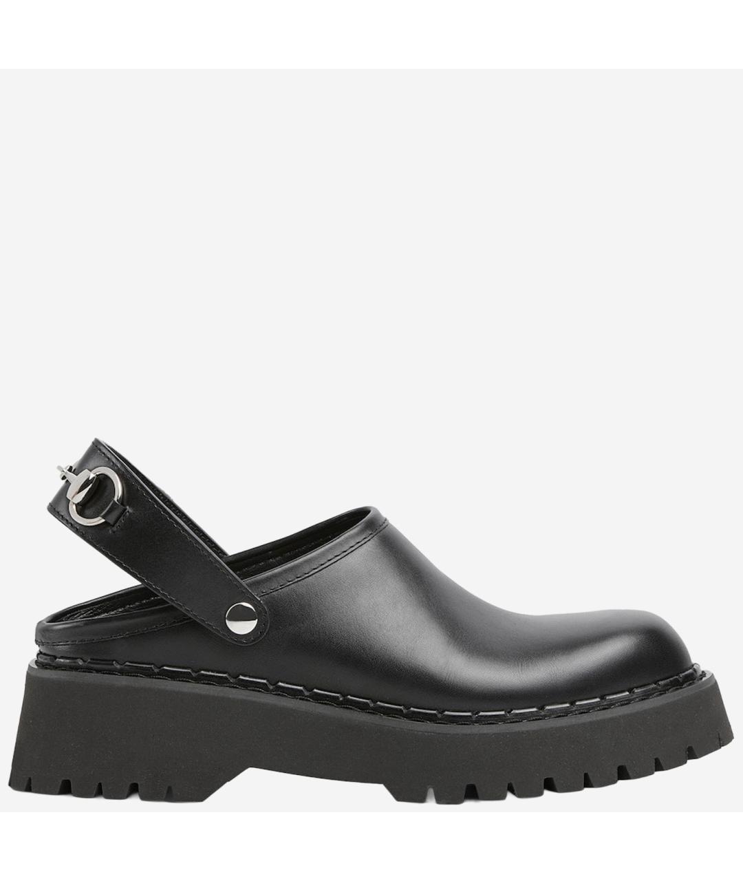 GUCCI Черные кожаные ботинки, фото 4