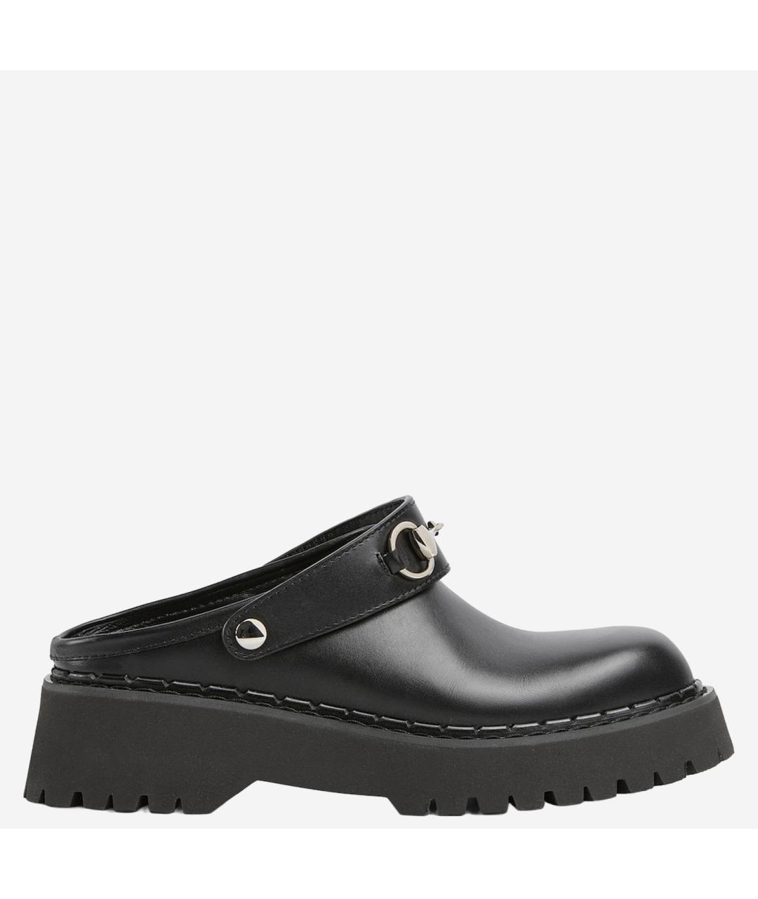 GUCCI Черные кожаные ботинки, фото 7