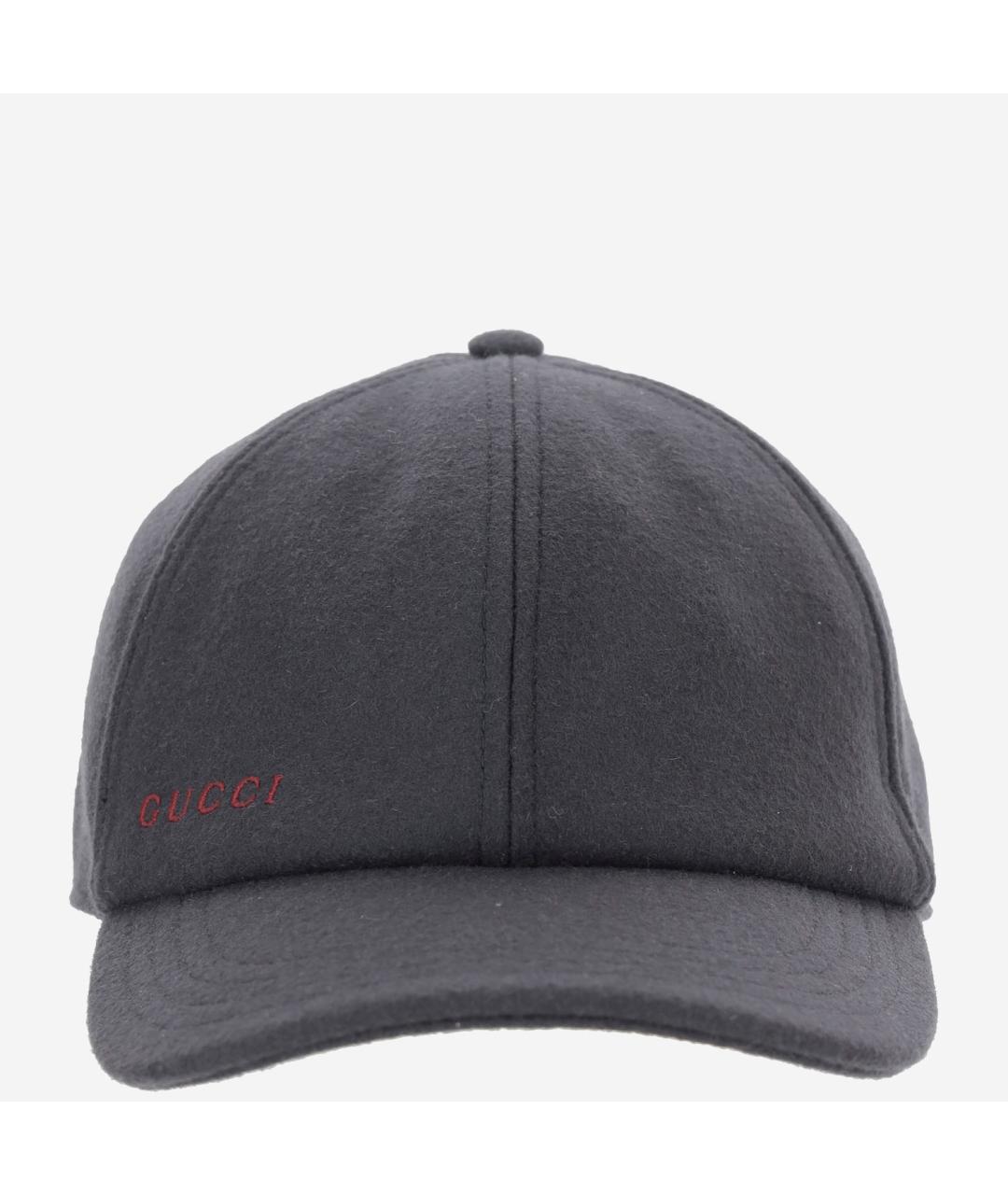 GUCCI Синяя шерстяная кепка/бейсболка, фото 5
