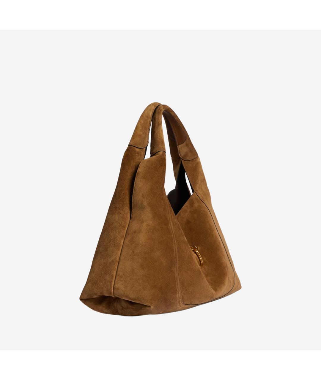 GUCCI Коричневая кожаная сумка тоут, фото 2