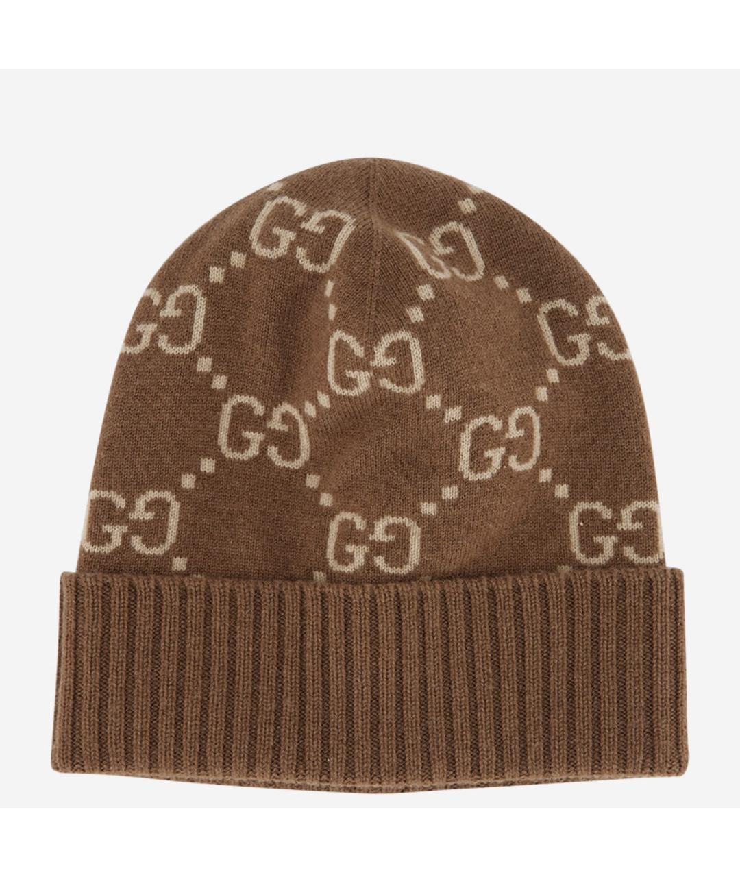GUCCI Коричневая шапка, фото 4