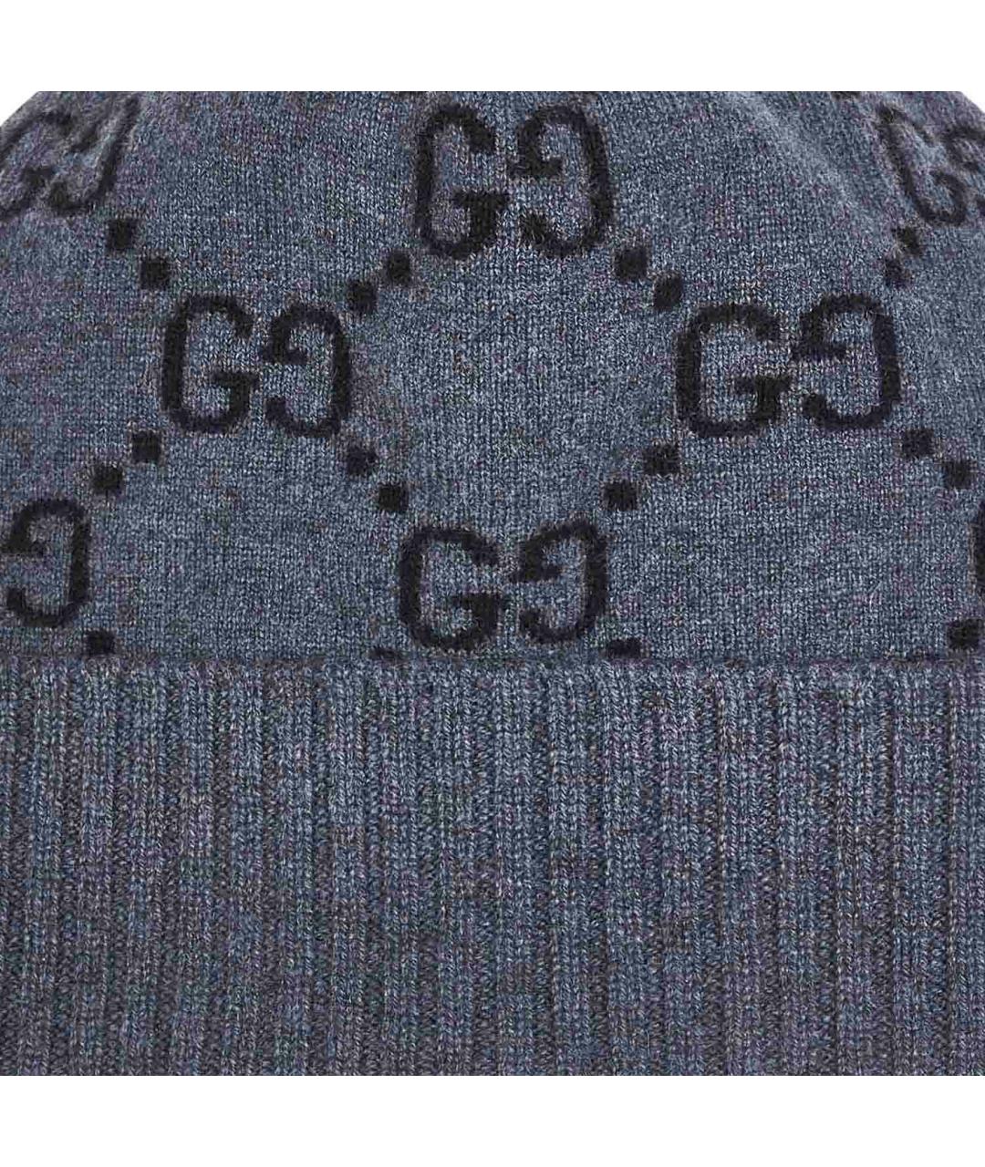 GUCCI Серая шапка, фото 3