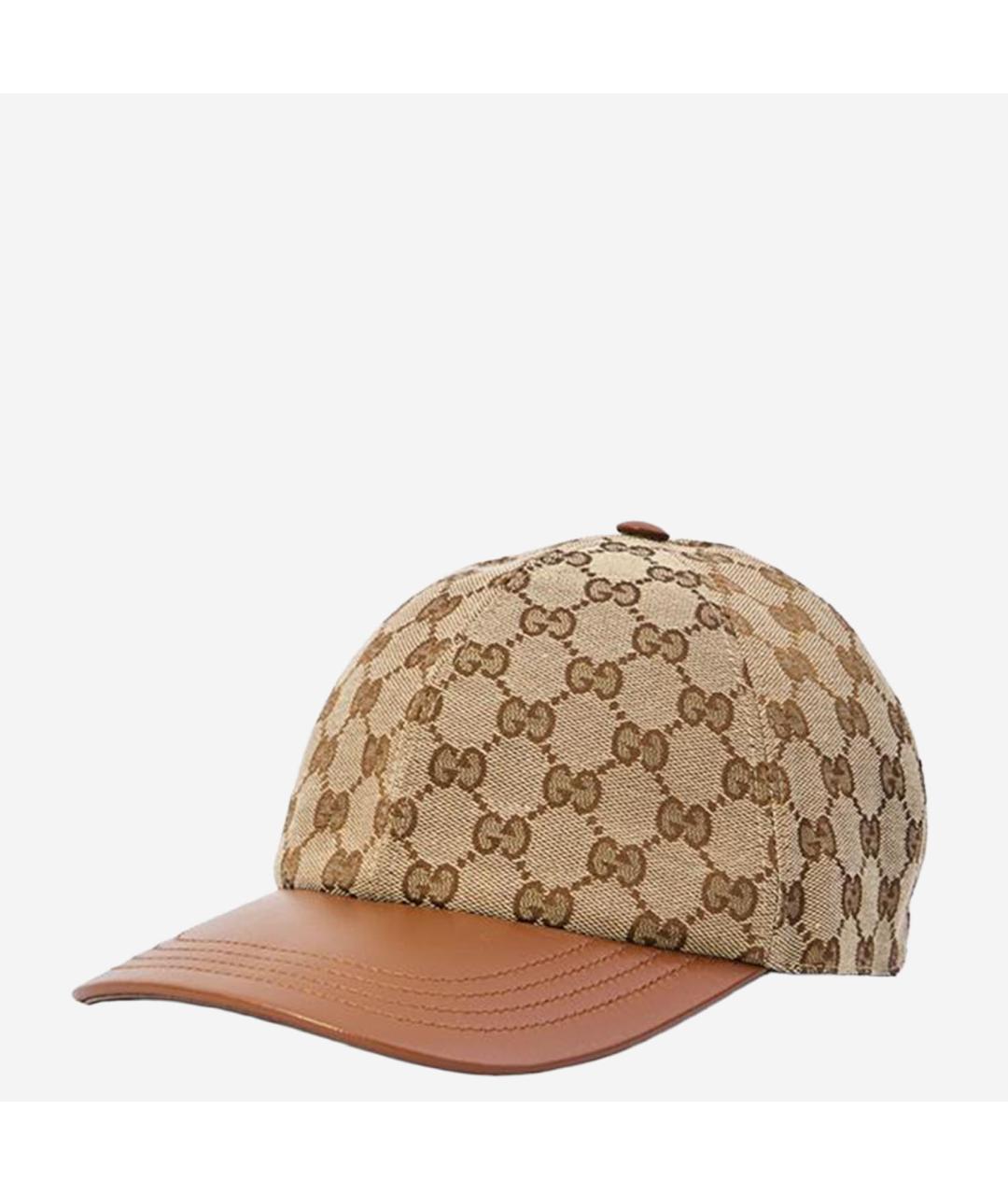 GUCCI Бежевая хлопковая кепка, фото 2