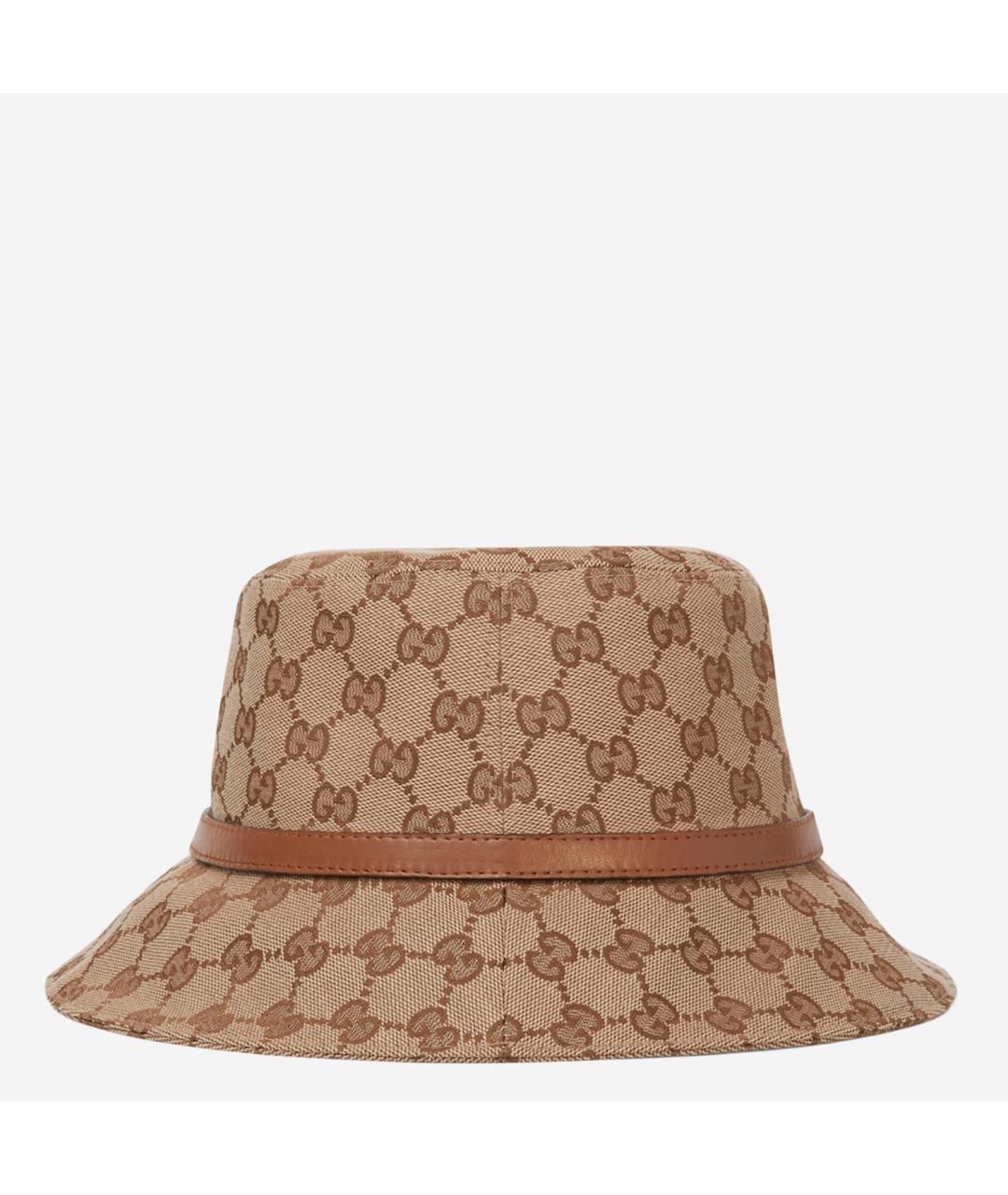 GUCCI Бежевая хлопковая панама, фото 2