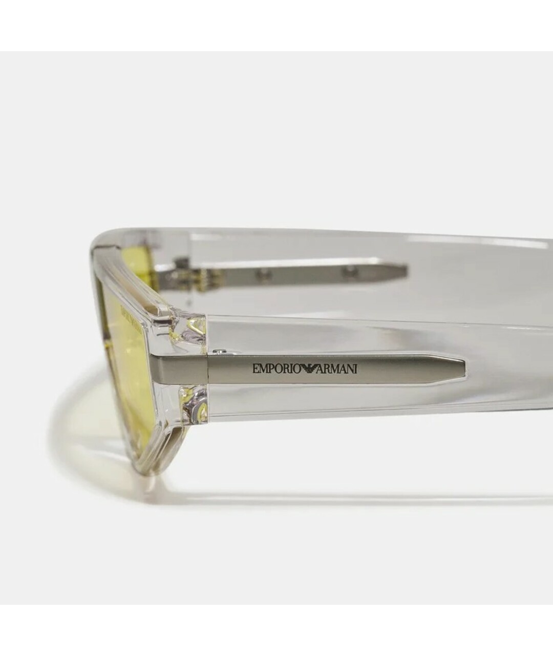 EMPORIO ARMANI Желтые пластиковые солнцезащитные очки, фото 2