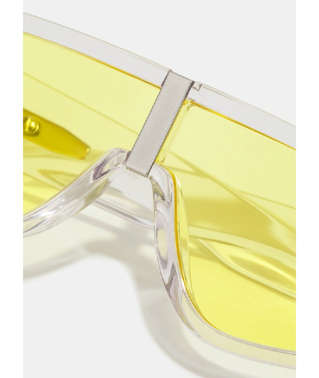 EMPORIO ARMANI Желтые пластиковые солнцезащитные очки, фото 3