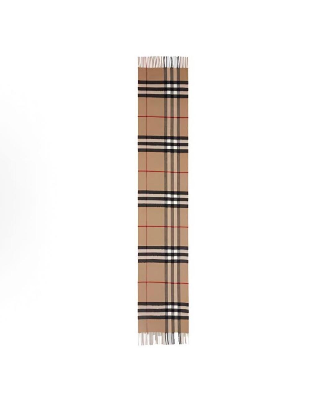 BURBERRY Бежевый шарф, фото 2