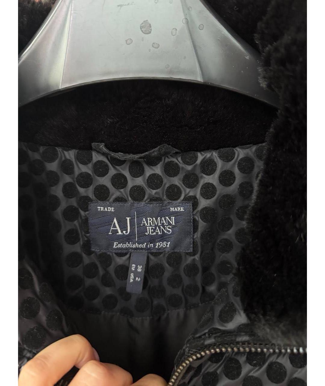 ARMANI JEANS Черная куртка, фото 3