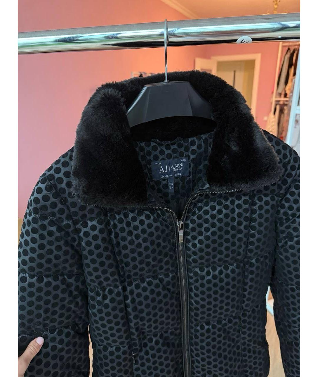 ARMANI JEANS Черная куртка, фото 4